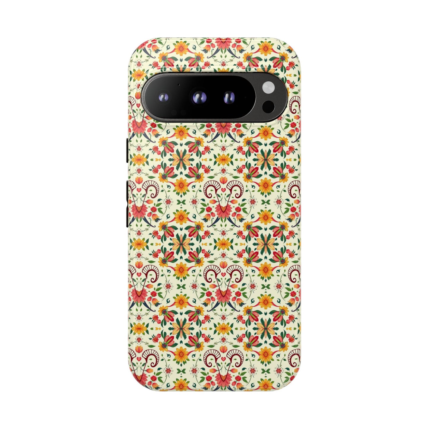 Tough Cases, Aries, Zodiac, Flower Pattern