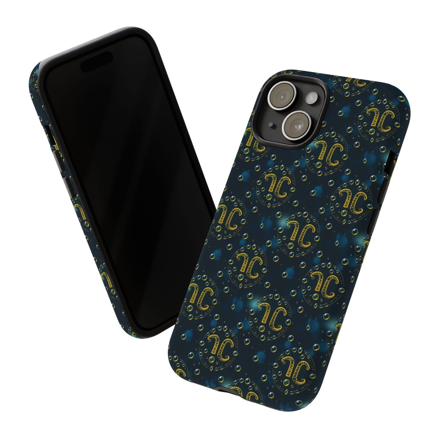 Tough Cases, Aquarius, Zodiac v2, Bubble Pattern