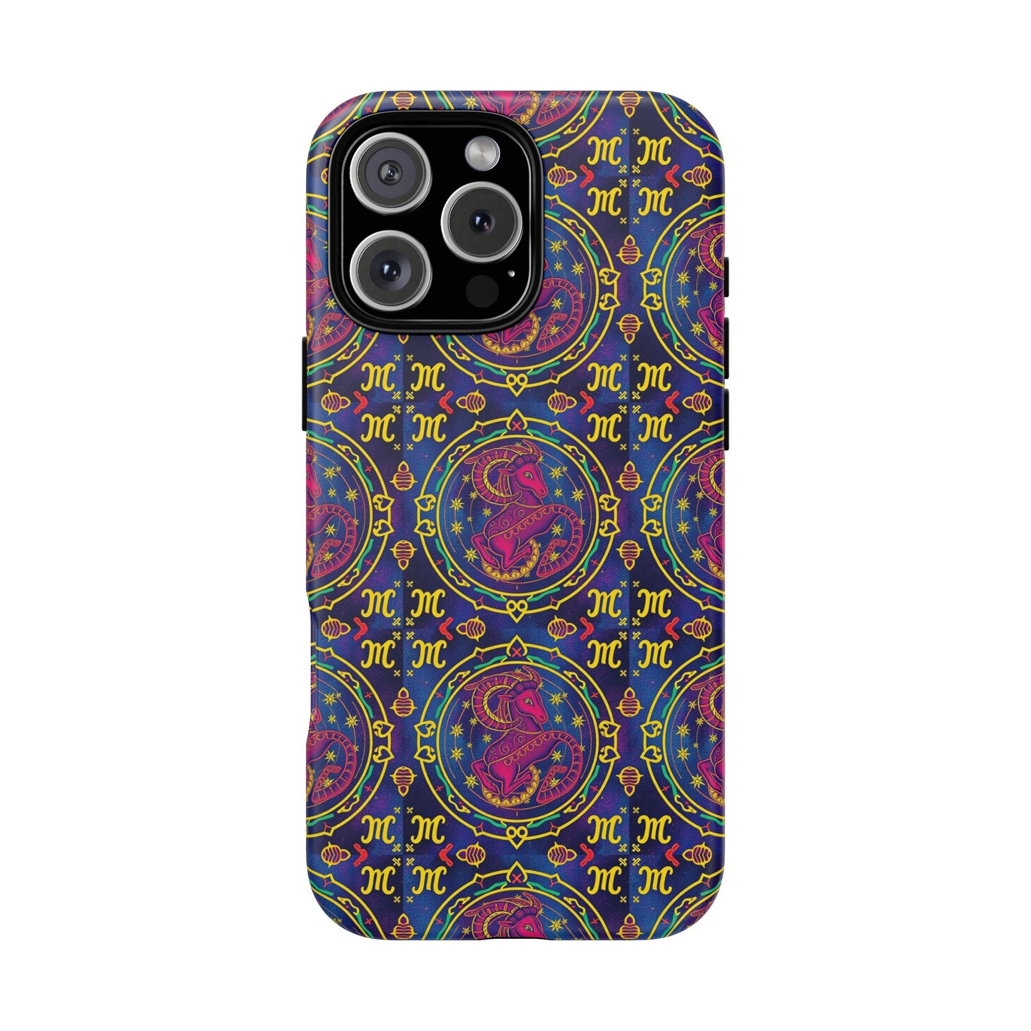 Tough Cases, Capricorn, Zodiac, Metal Pattern