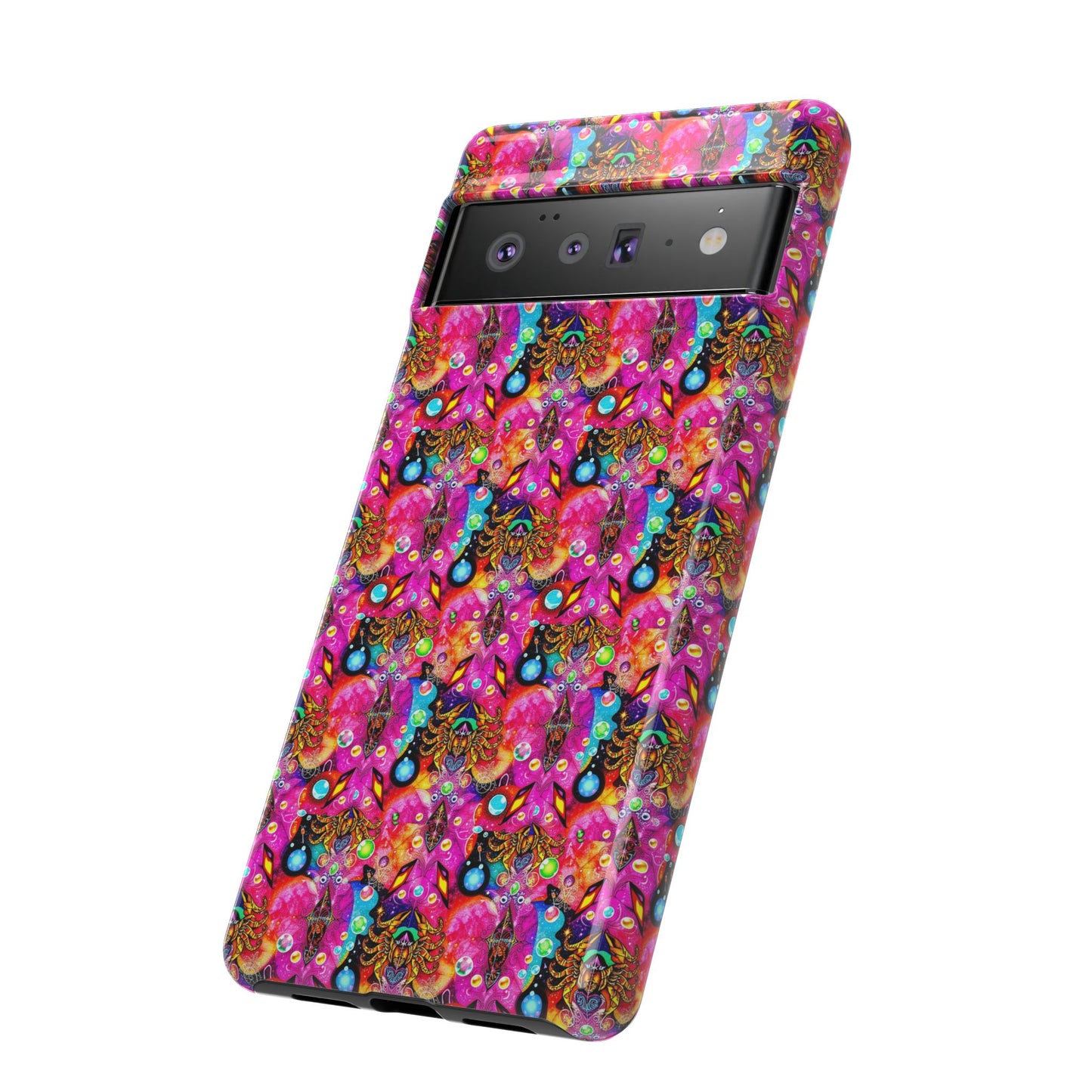 Tough Cases, Scorpio, Zodiac v1, Bubble Pattern