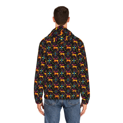 Full-Zip Hoodie (AOP), Aries, Zodiac, Pattern