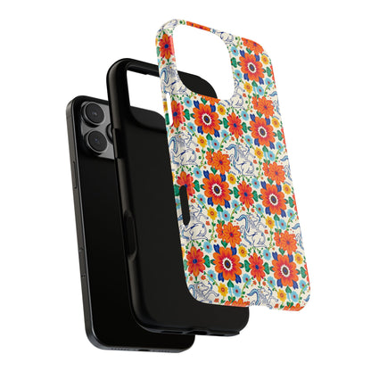 Tough Cases, Virgo, Zodiac v4, Flower Pattern