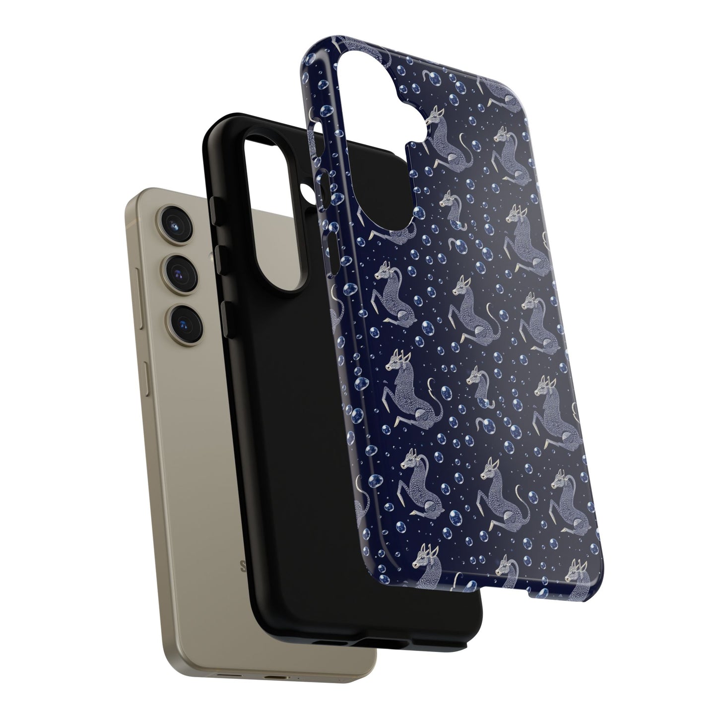 Tough Cases, Capricorn, Zodiac v2, Bubble Pattern