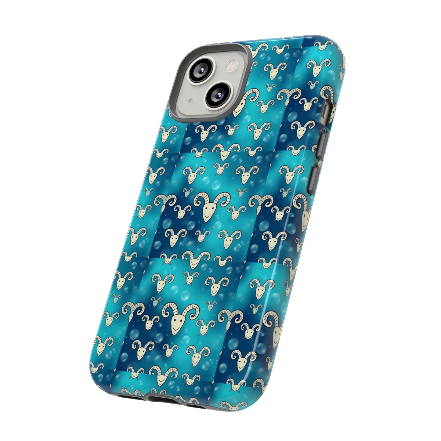 Tough Cases, Aries, Zodiac v1, Bubble Pattern
