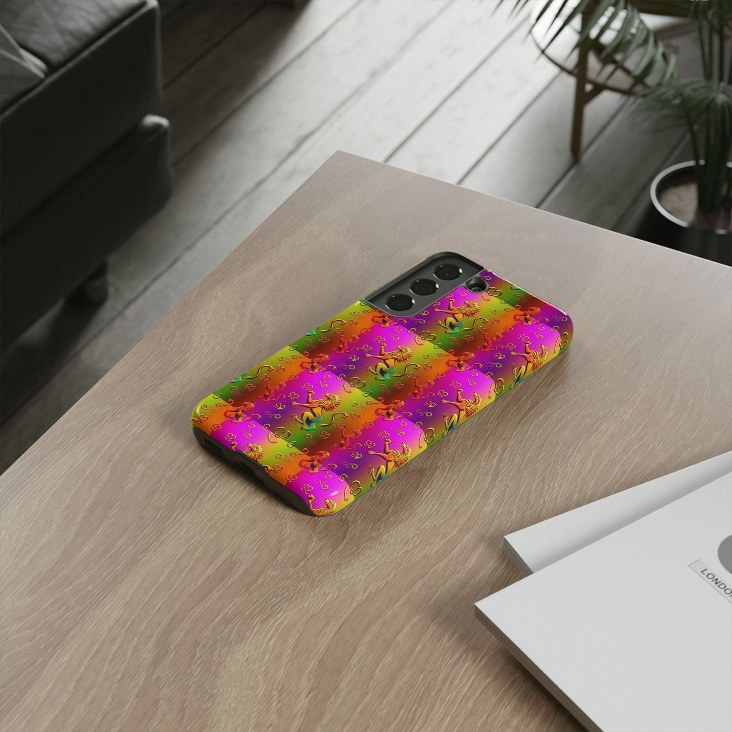 Tough Cases, Leo, Zodiac v1, Metal Pattern