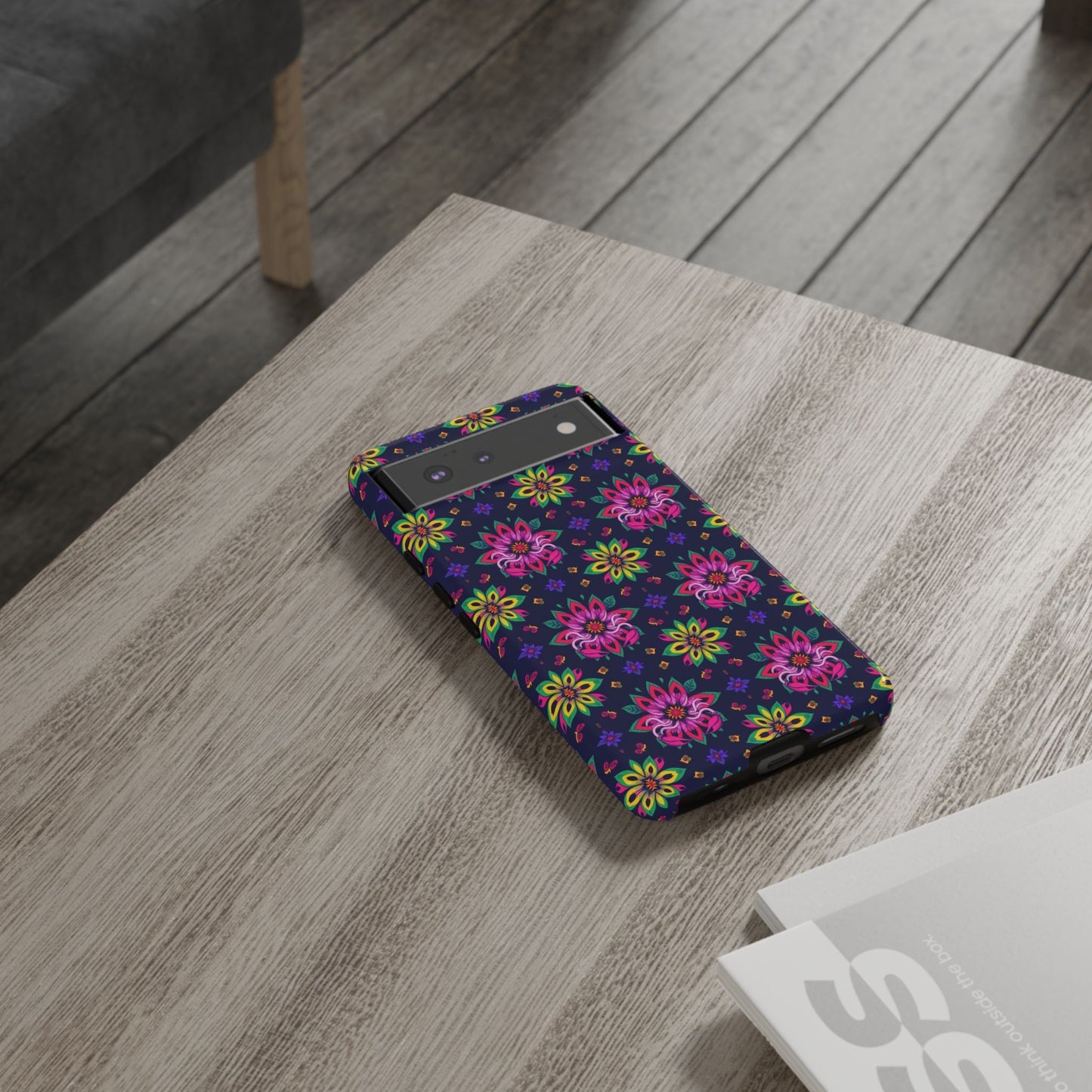 Tough Cases, Scorpio, Zodiac v4, Flower Pattern