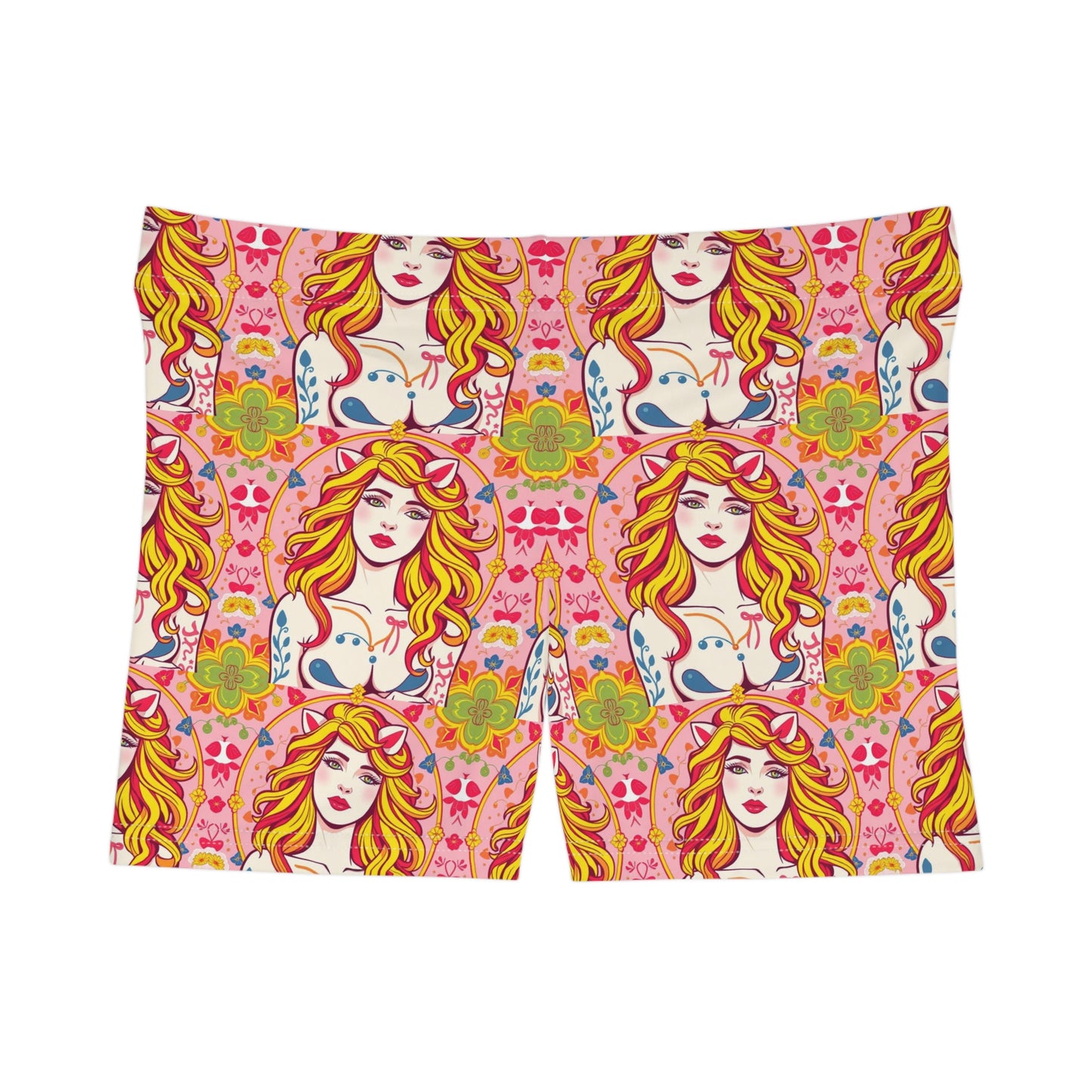 Women's Shorts, (AOP), Leo, Zodiac v3, Sexy Pattern