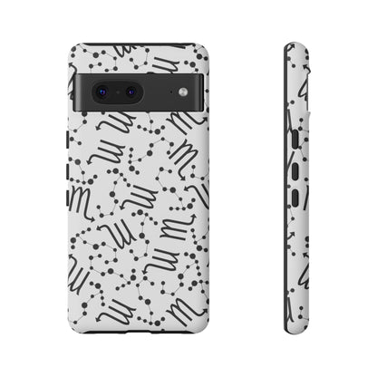 Tough Cases with the Scorpio Zodiac sign for iPhone, Samsung Galaxy, and Google Pixel devices