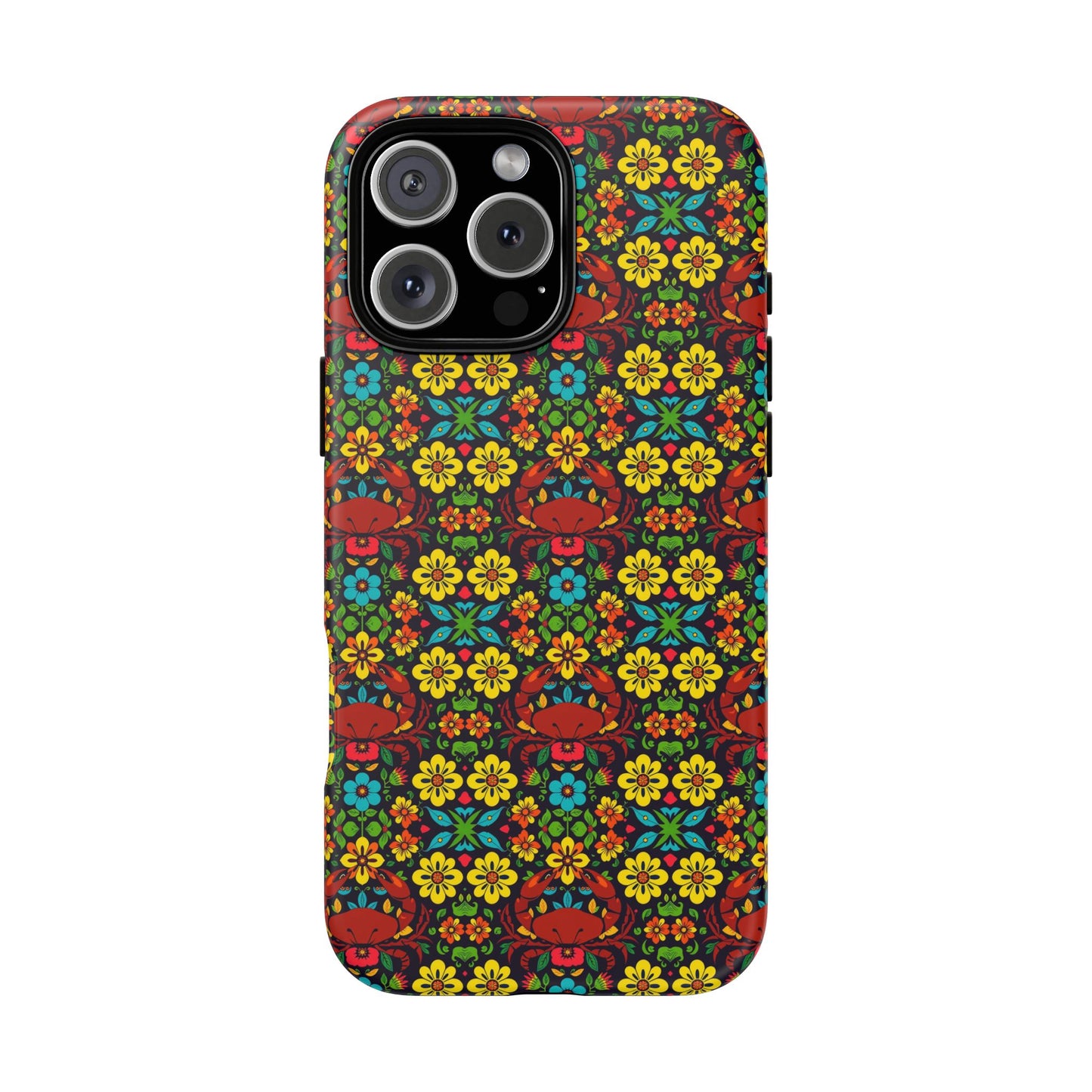 Tough Cases, Cancer, Zodiac v2, Flower Pattern