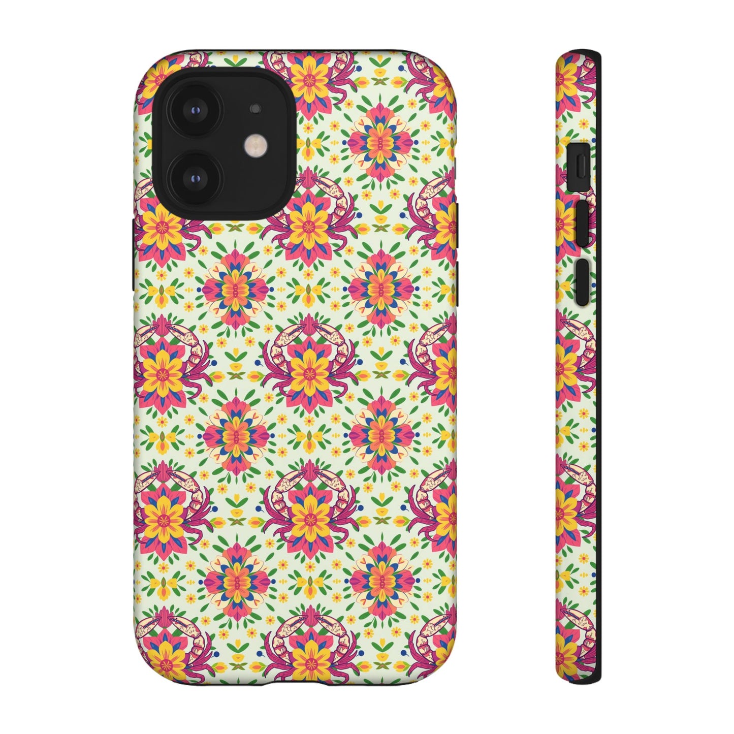 Tough Cases, Cancer, Zodiac v3, Flower Pattern