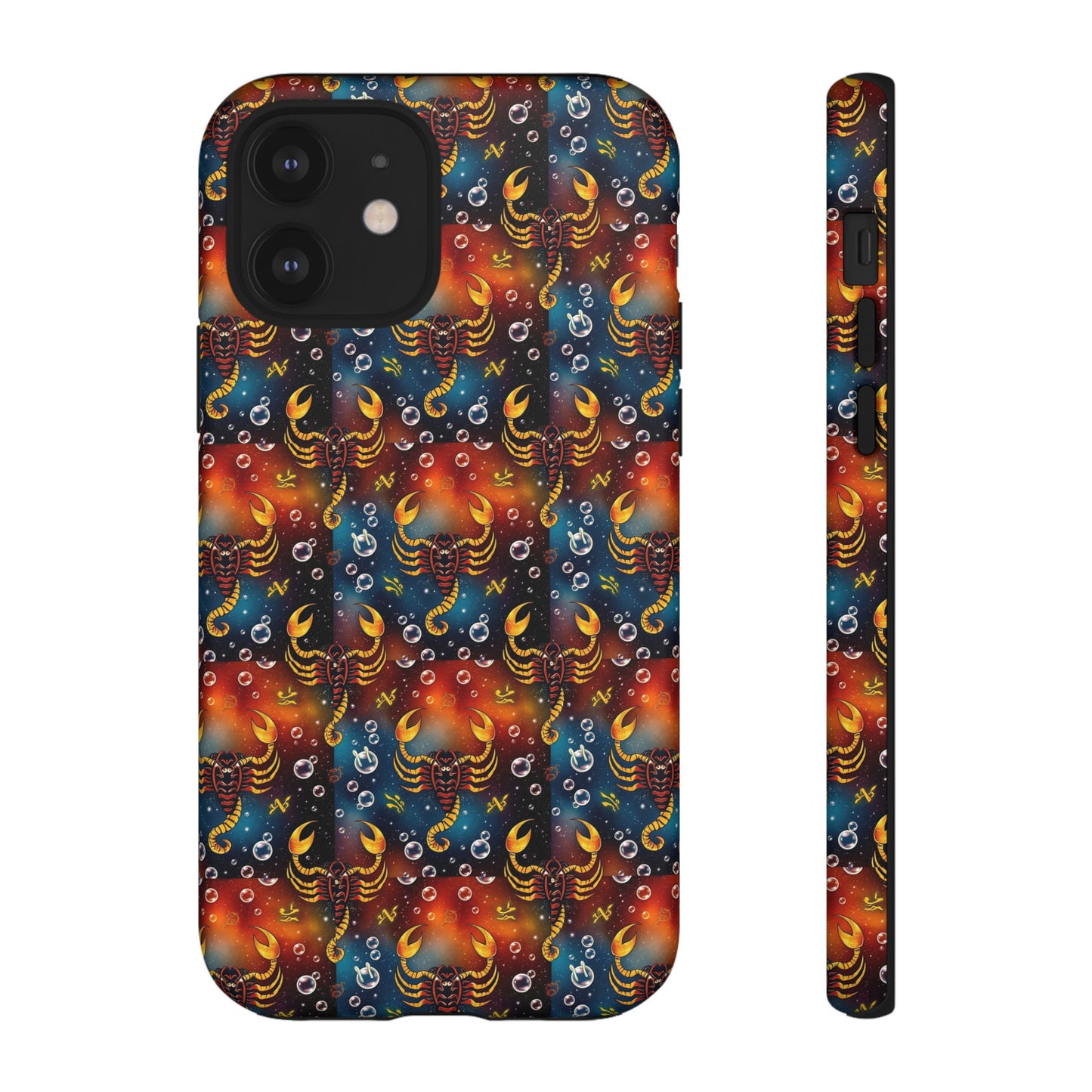 Tough Cases, Scorpio, Zodiac v2, Bubble Pattern