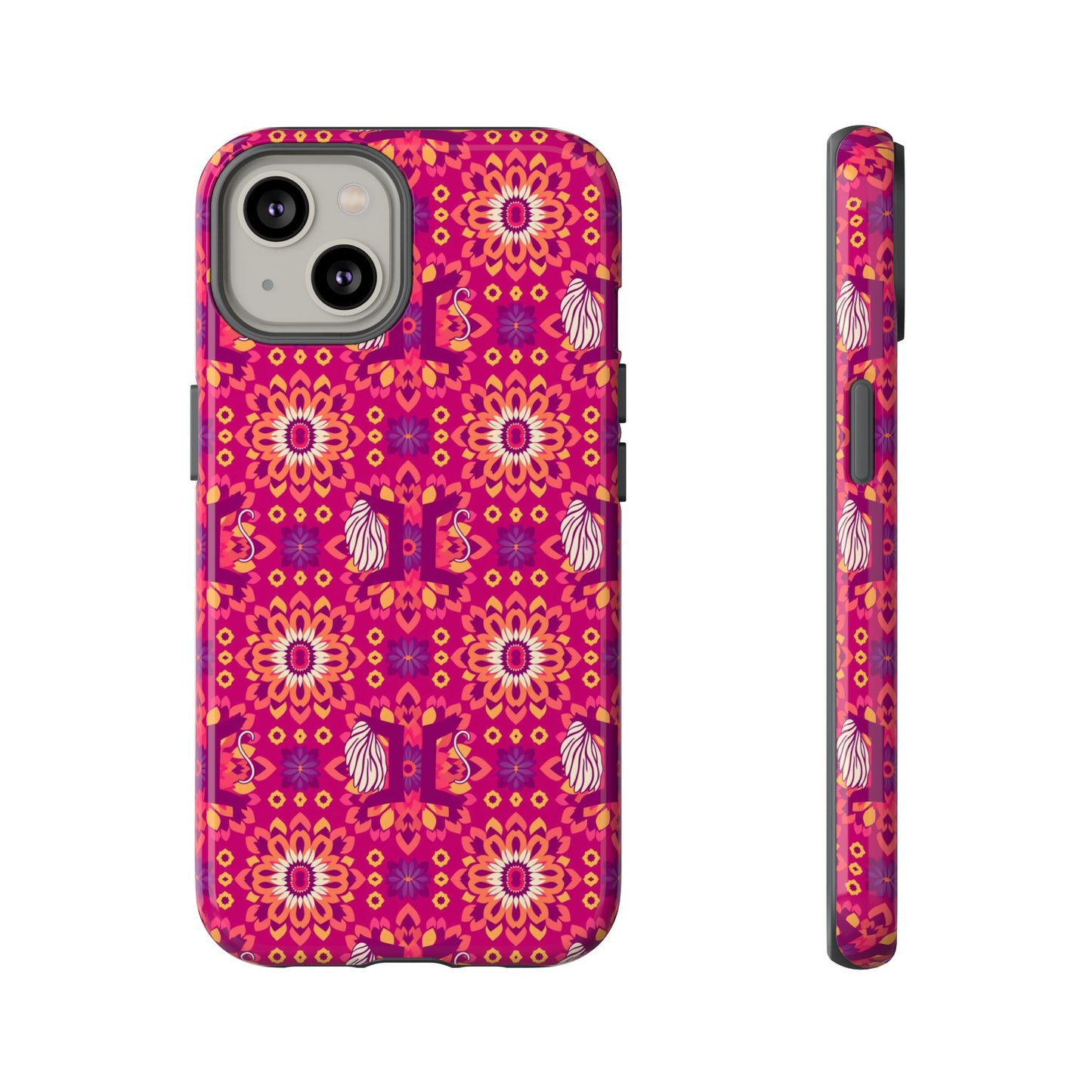 Tough Cases, Gemini, Zodiac v1, Flower Pattern