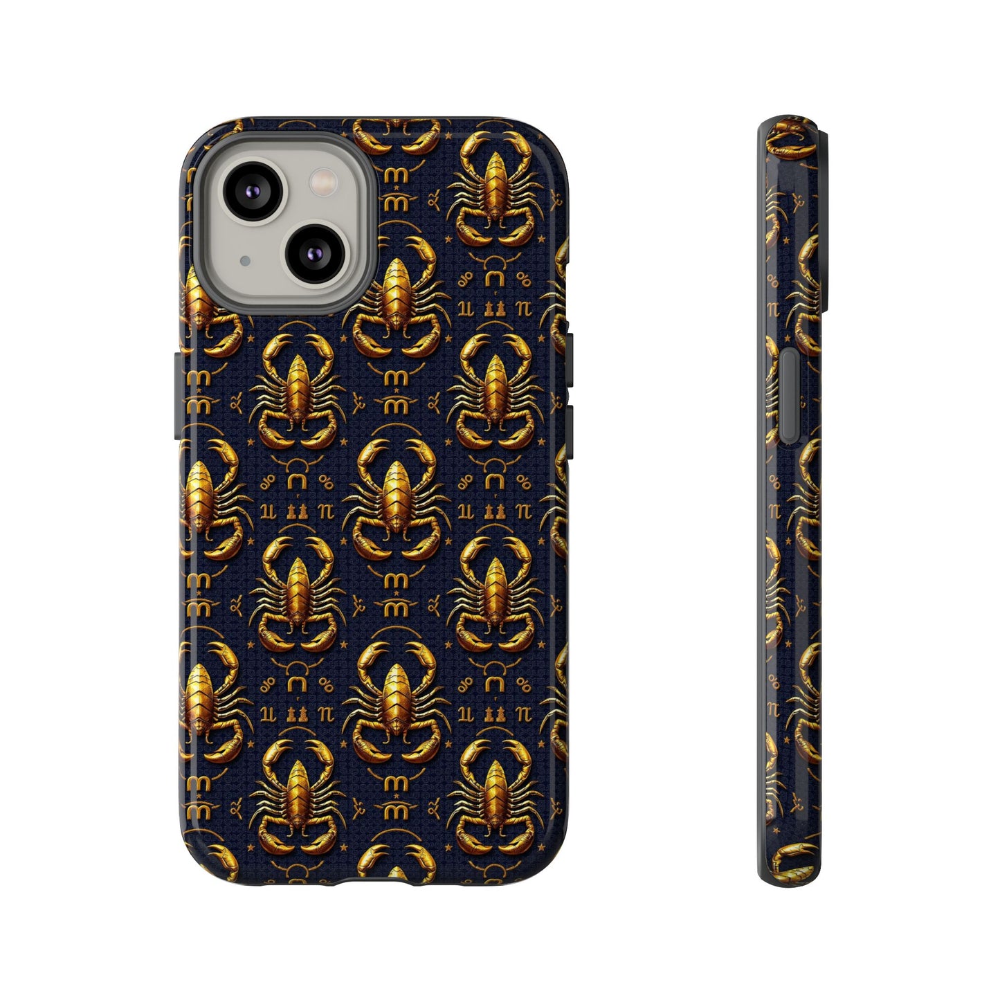 Tough Cases, Scorpio, Zodiac, Metal Pattern