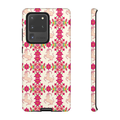 Tough Cases, Capricorn, Zodiac v3, Flower Pattern
