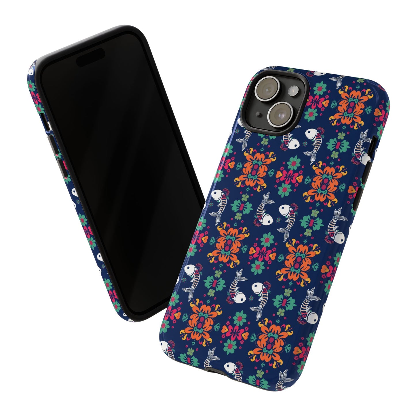 Tough Cases, Pisces, Zodiac, Flower Pattern