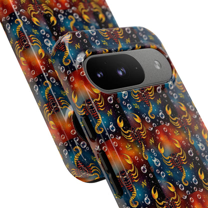 Tough Cases, Scorpio, Zodiac v2, Bubble Pattern