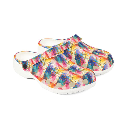 EVA Foam Rubber Shoes, (AOP), Libra, Zodiac v3, Pattern