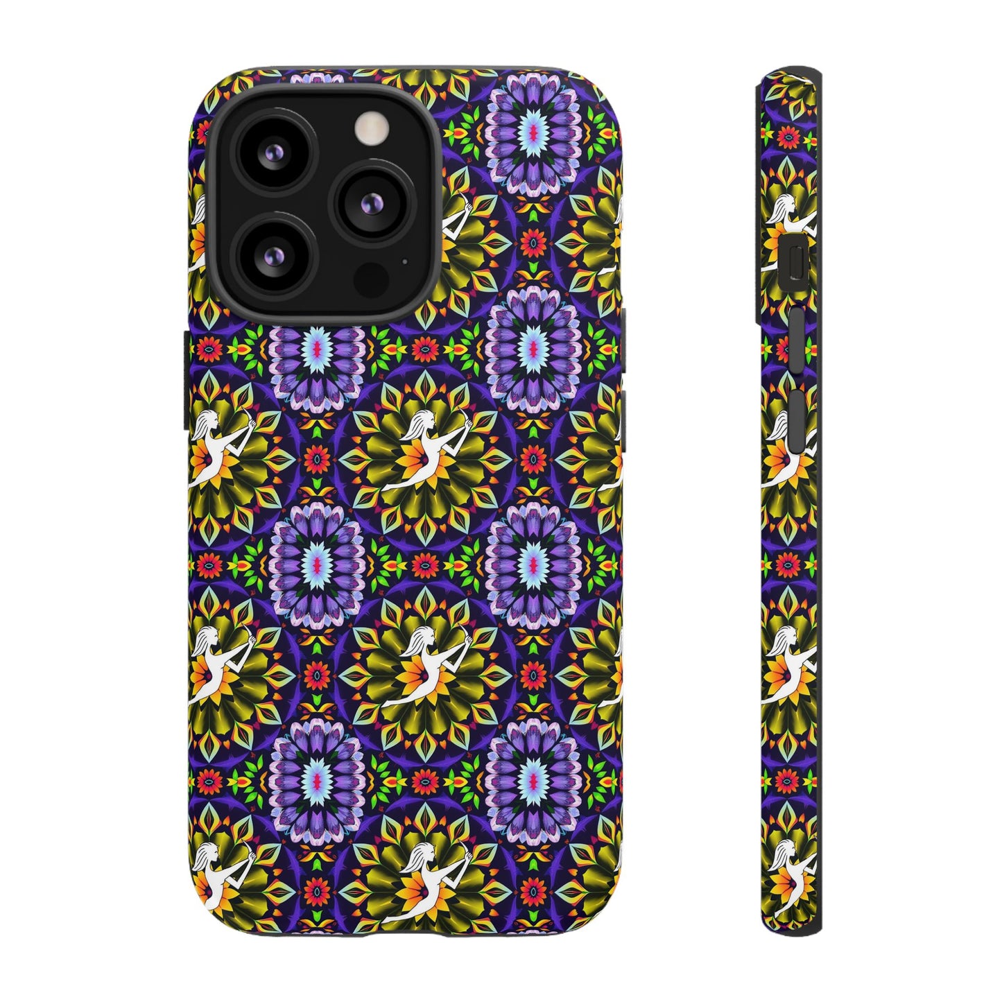 Tough Cases, Sagittarius, Zodiac v1, Flower Pattern