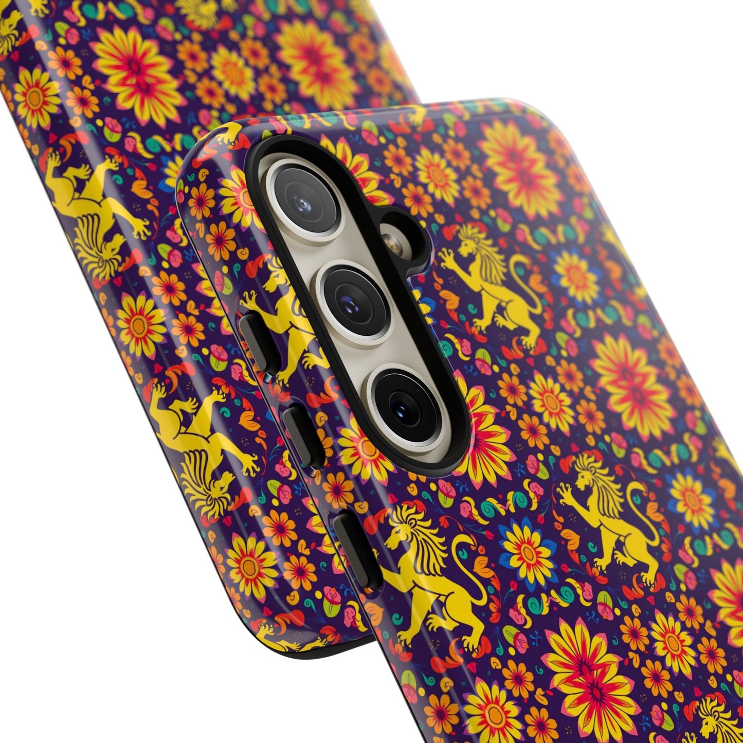 Tough Cases, Leo, Zodiac, Flower Pattern