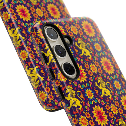 Tough Cases, Leo, Zodiac, Flower Pattern