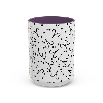 Accent Coffee Mug with the Aries sign (11, 15oz)