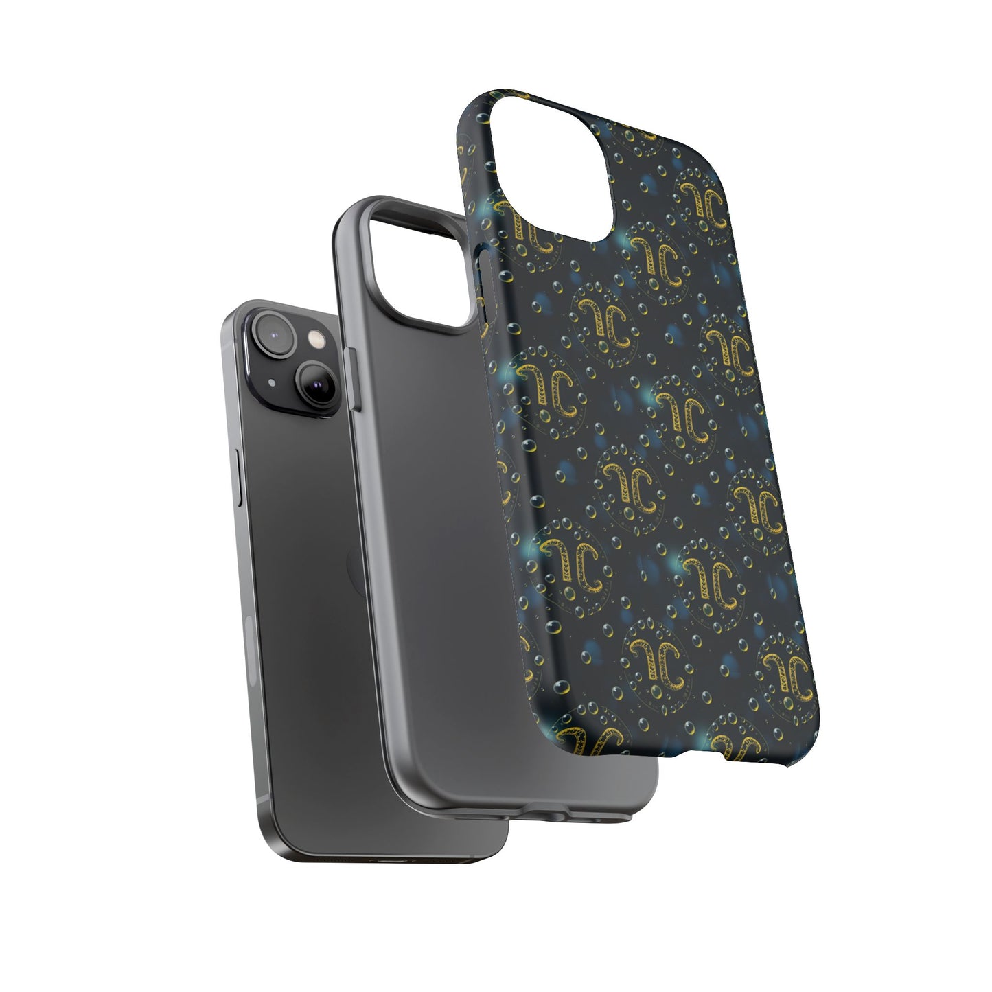 Tough Cases, Aquarius, Zodiac v2, Bubble Pattern