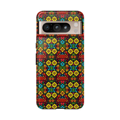 Tough Cases, Cancer, Zodiac v2, Flower Pattern