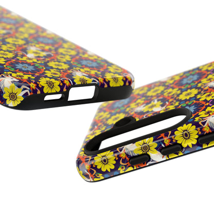 Tough Cases, Aquarius, Zodiac v3, Flower Pattern