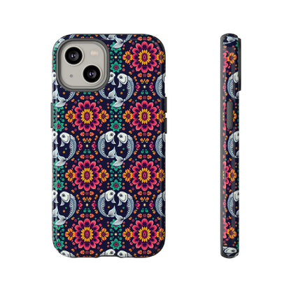 Tough Cases, Pisces, Zodiac v4, Flower Pattern