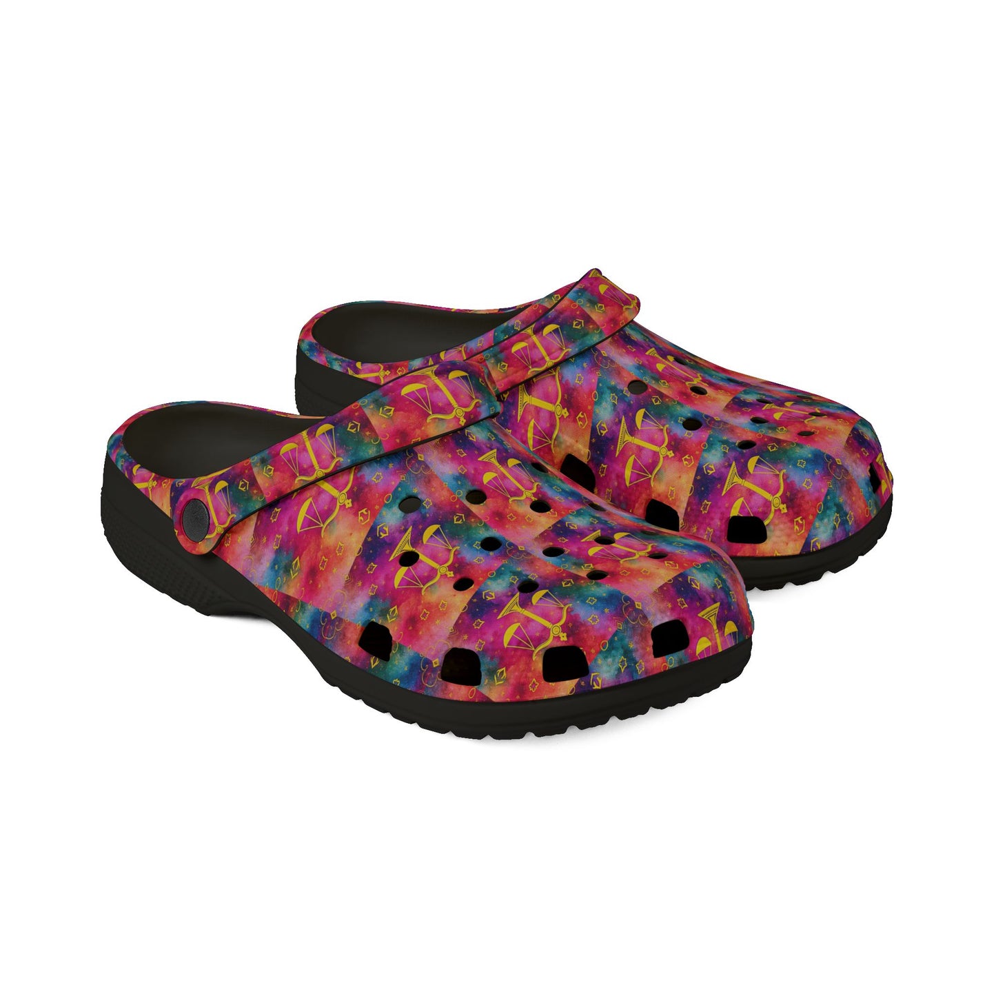 EVA Foam Rubber Shoes, (AOP), Libra, Zodiac v4, Pattern