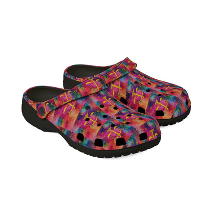 EVA Foam Rubber Shoes, (AOP), Libra, Zodiac v4, Pattern