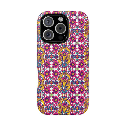 Tough Cases, Scorpio, Zodiac v2, Flower Pattern