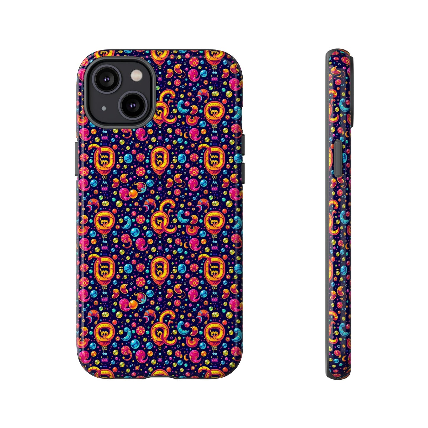 Tough Cases, Aquarius, Zodiac v1, Bubble Pattern