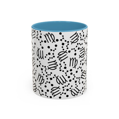 Accent Coffee Mug with the Virgo sign (11, 15oz)