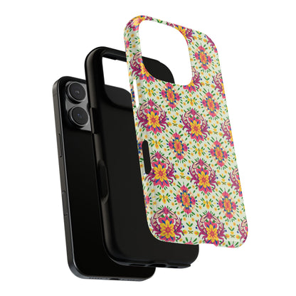 Tough Cases, Cancer, Zodiac v3, Flower Pattern