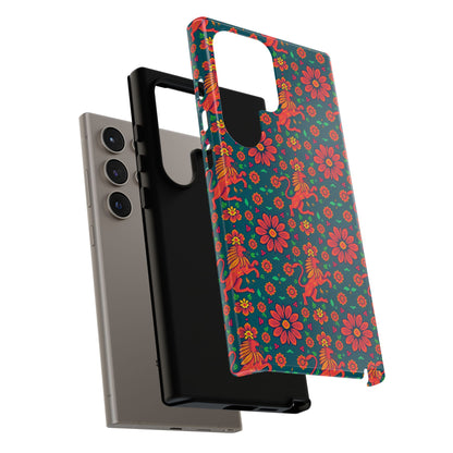 Tough Cases, Leo, Zodiac v2, Flower Pattern