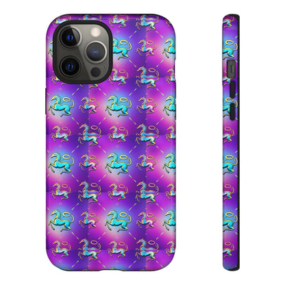 Tough Cases, Aquarius, Zodiac, Metal Pattern