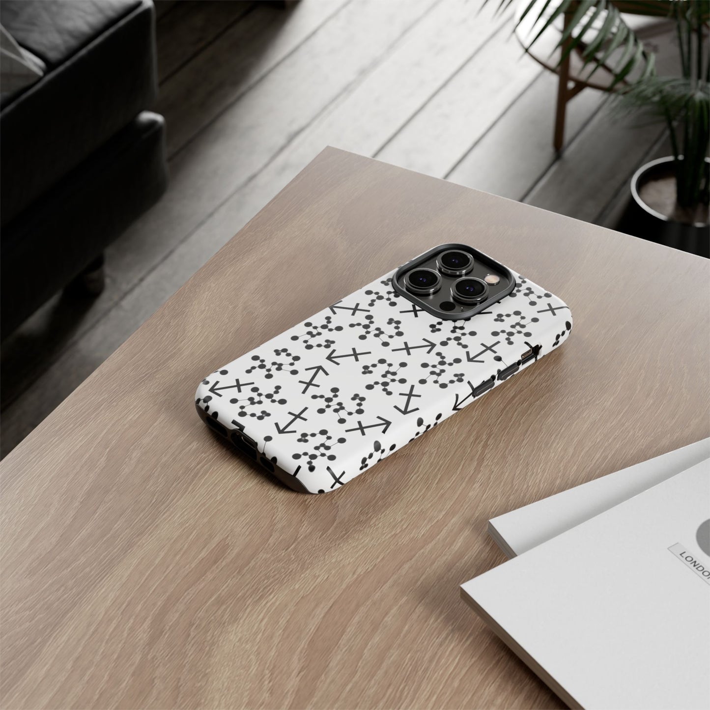 Tough Cases with the Sagittarius Zodiac sign for iPhone, Samsung Galaxy, and Google Pixel devices