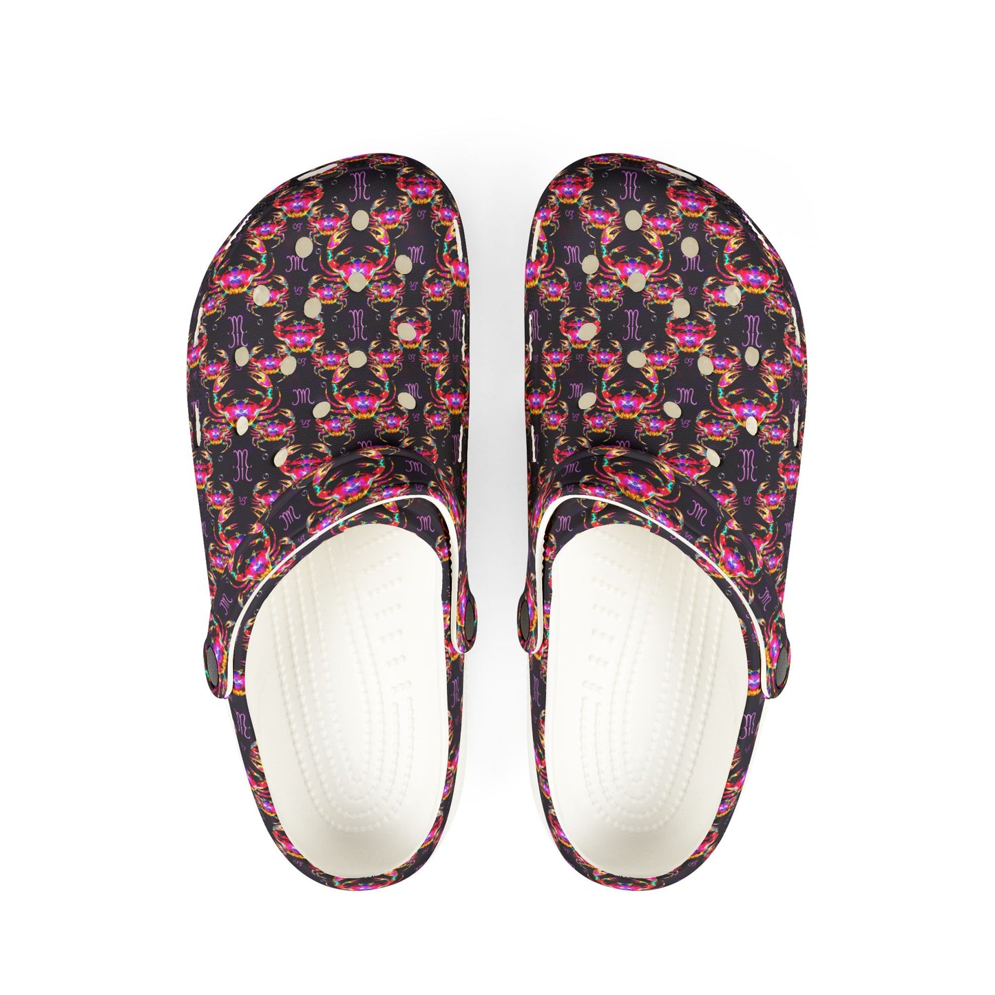 EVA Foam Rubber Shoes, (AOP), Cancer, Zodiac v4, Pattern