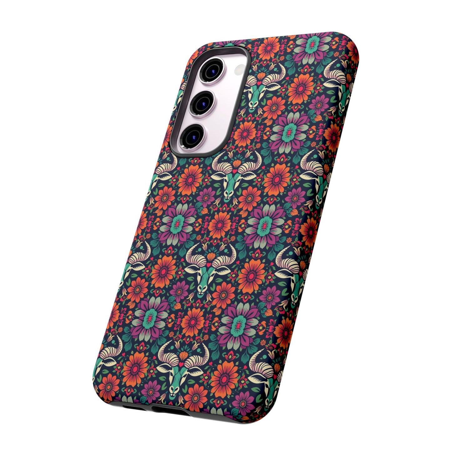 Tough Cases, Taurus, Zodiac v4, Flower Pattern