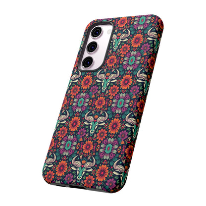 Tough Cases, Taurus, Zodiac v4, Flower Pattern