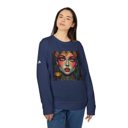 Adidas, Unisex Fleece Crewneck Sweatshirt, Libra, Pop Art v1, Zodiac