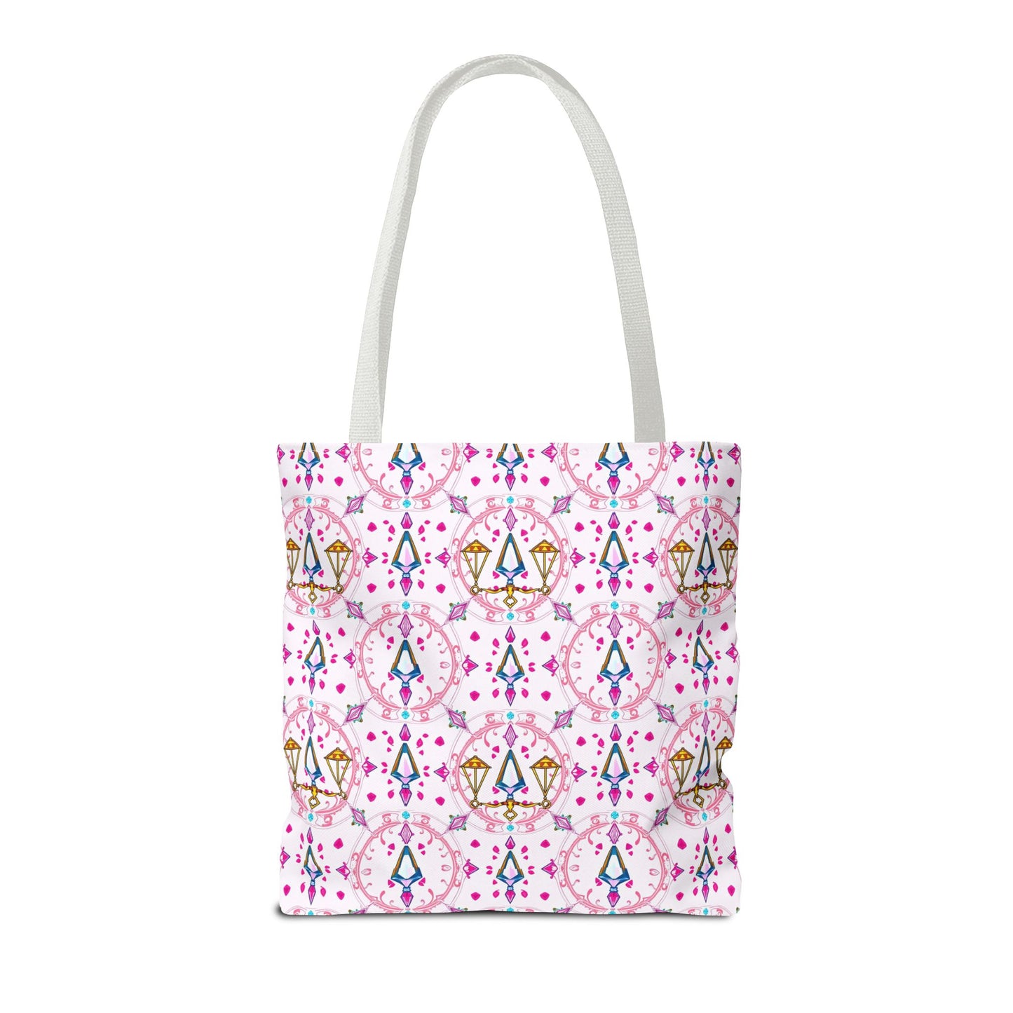 Tote Bag (AOP), Libra, Zodiac, Jewel Pattern