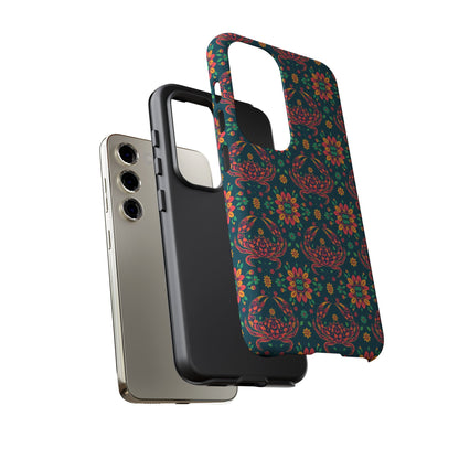 Tough Cases, Cancer, Zodiac v4, Flower Pattern