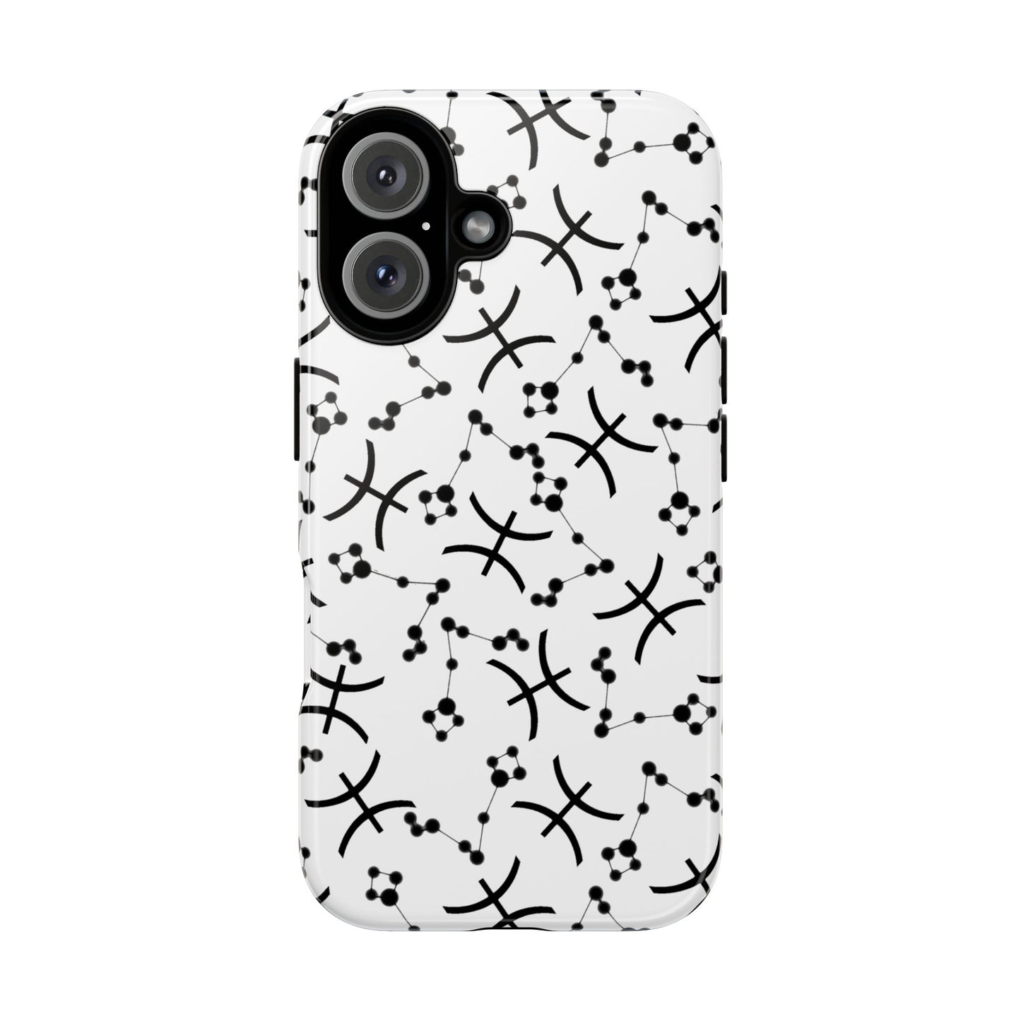 Tough Cases with the Pisces Zodiac sign for iPhone, Samsung Galaxy, and Google Pixel devices