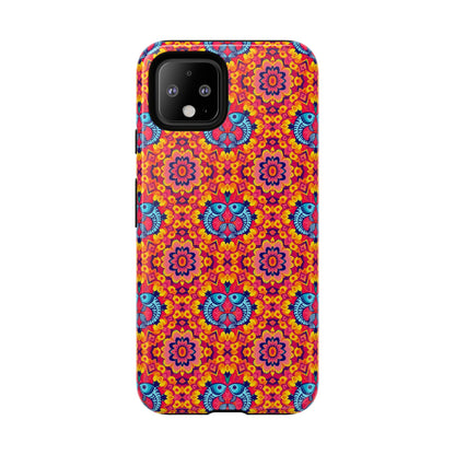 Tough Cases, Pisces, Zodiac v1, Flower Pattern