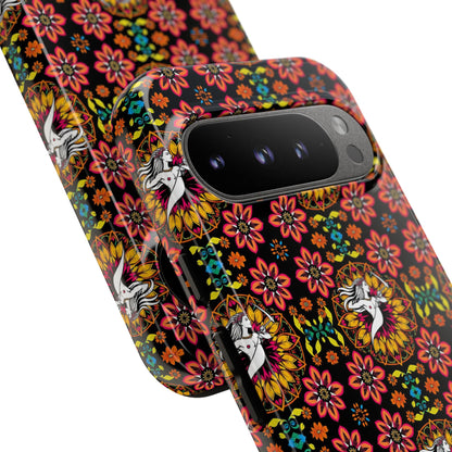 Tough Cases, Sagittarius, Zodiac v2, Flower Pattern