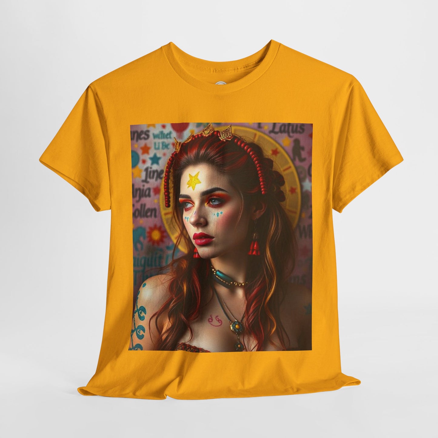 Unisex Heavy Cotton T-Shirt, Sagittarius, Zodiac, Sexy Art