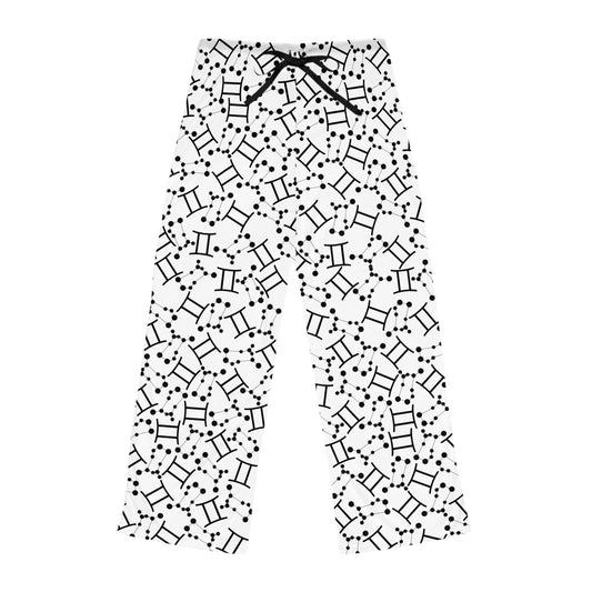 Women's Zodiac Pajama Pants (AOP) Gemini Zodiac Sign