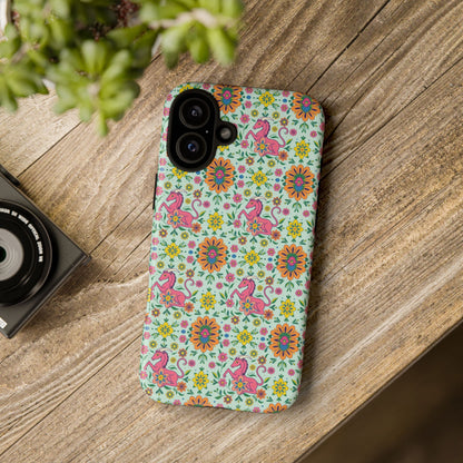 Tough Cases, Aquarius, Zodiac, Flower Pattern